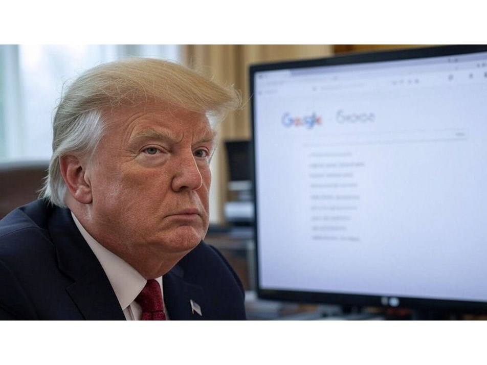 Google'de Trump izleri!
