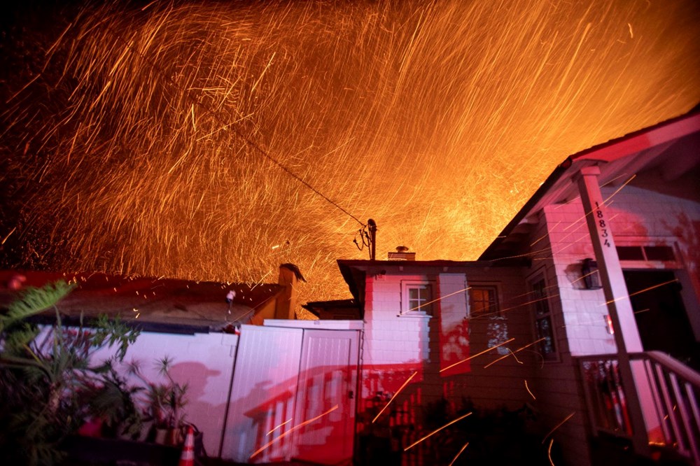 Los Angeles ateş çemberinde: Felaketin boyutu uydu fotoğraflarında - 12