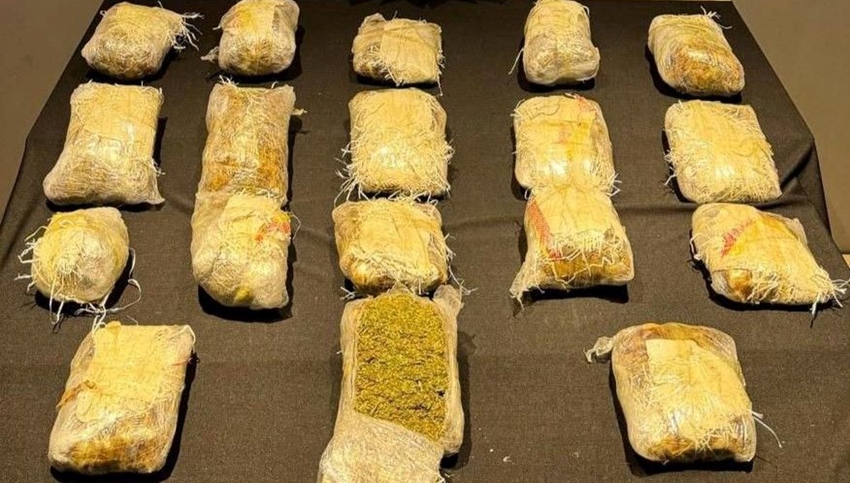 Malatya’da 11 kilo 15 gram skunk ele geçirildi