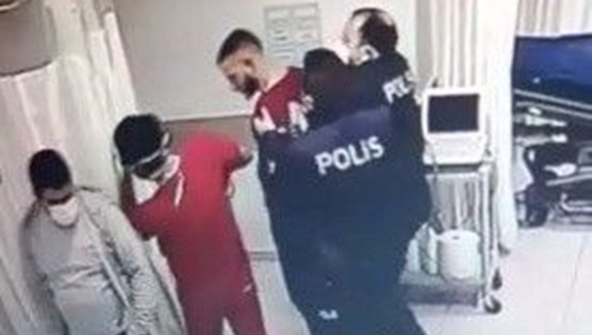 Alkollü geldiği hastanede doktora kafa atıp kaşını yardı