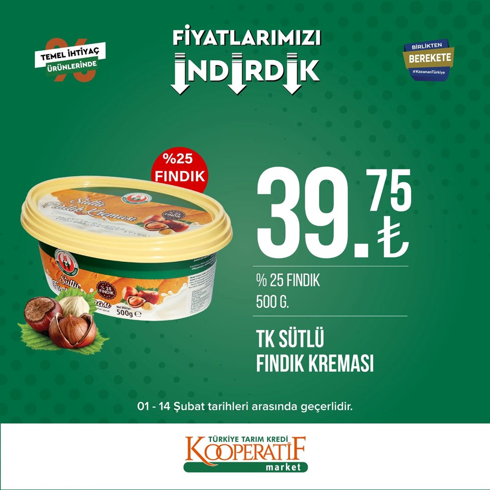 Tarım Kredi Kooperatif Market güncel indirimli ürünler listesini paylaştı Tarım Kredi Kooperatif Market yeni indirimli ürünler listesi belli oldu (1-14 Şubat güncel indirimli ürünler kataloğu) - 31