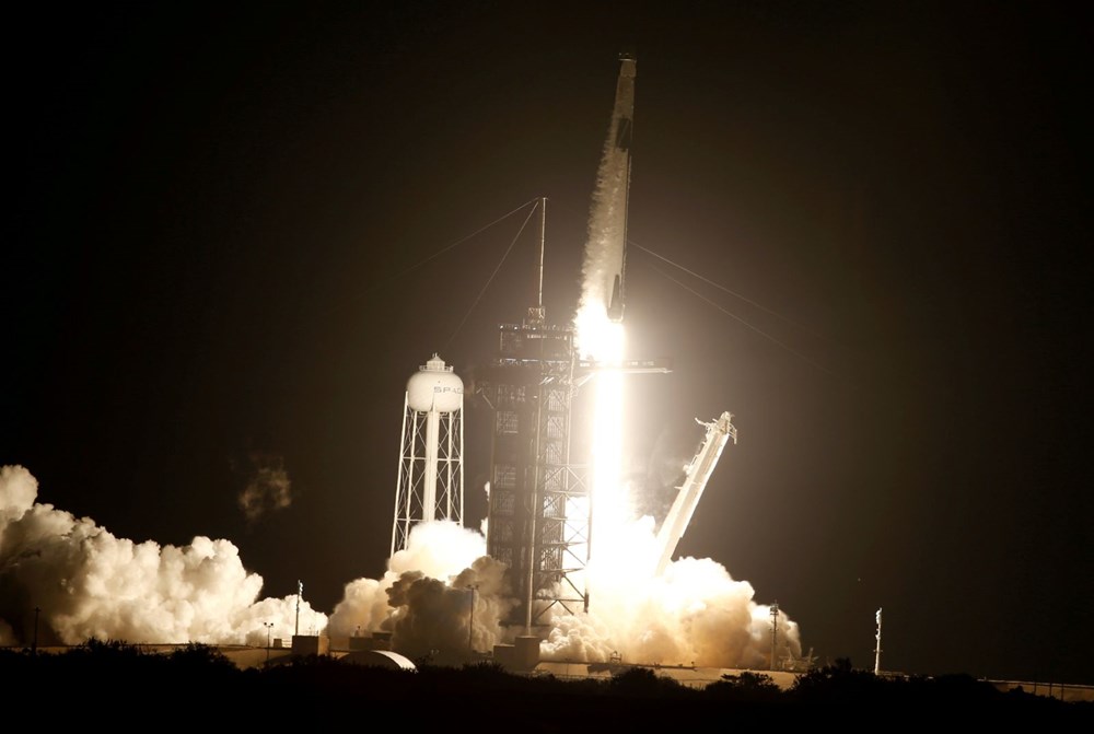 SpaceX ve NASA'dan uzaya ilk "operasyonel" mürettebatlı uçuş - 5