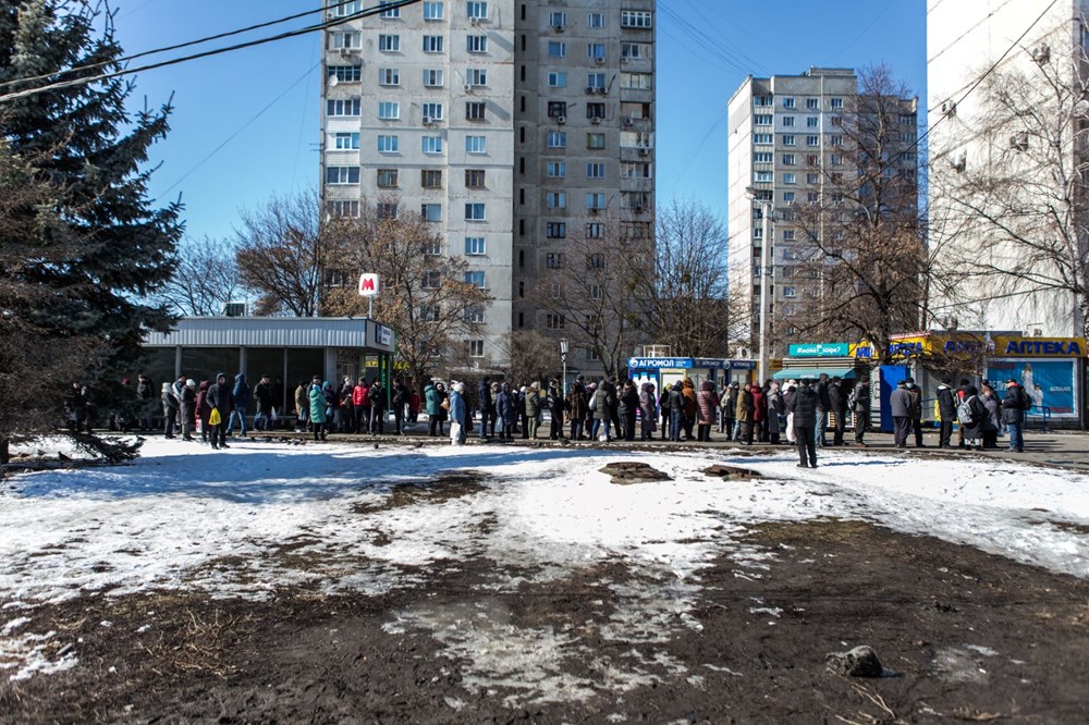 Ukrayna'da bombardıman altında yaşam mücadelesi - 43