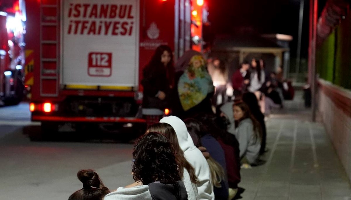 Kız öğrenci yurdunda yangın