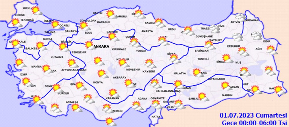 Meteorolojiden 14 il için sarı ve turuncu kodlu uyarı (Bayramın 3. günü hava durumu) - 8