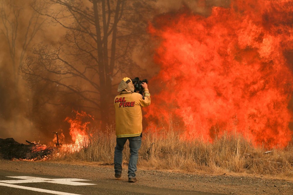 California'da 8 bin kilometrekare alan yandı, rekor kırıldı - 10