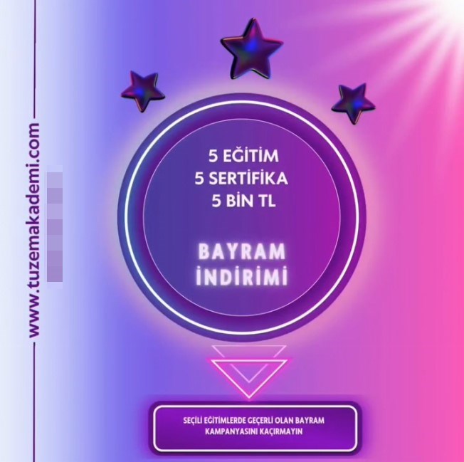 Akademi sürekli kurslar düzenleyip sosyal medyada reklam yapmış