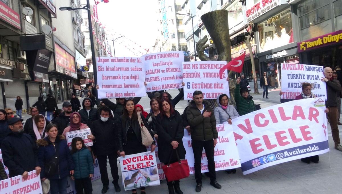 Avcılar'da kentsel dönüşüm yürüyüşü