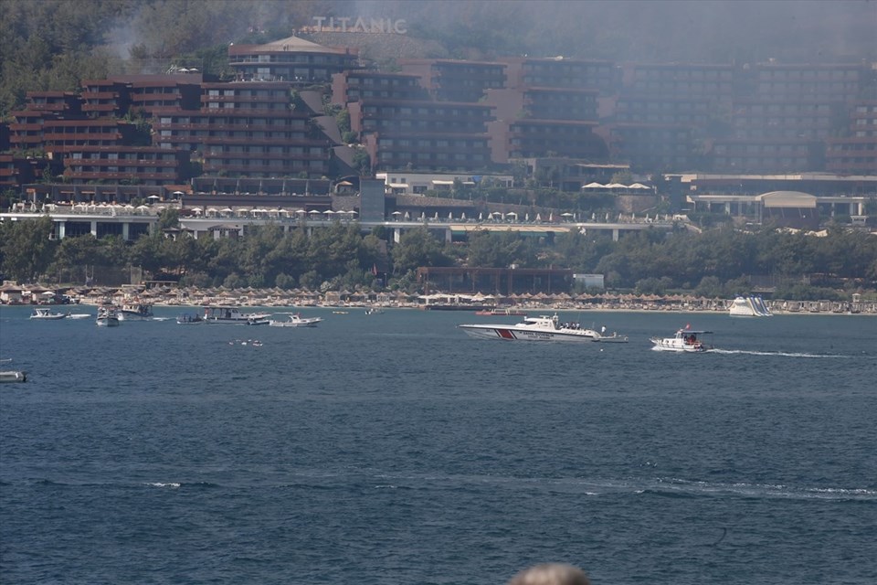 Bodrum Güvercinlik yangını kısmen kontrol altına alındı - 1