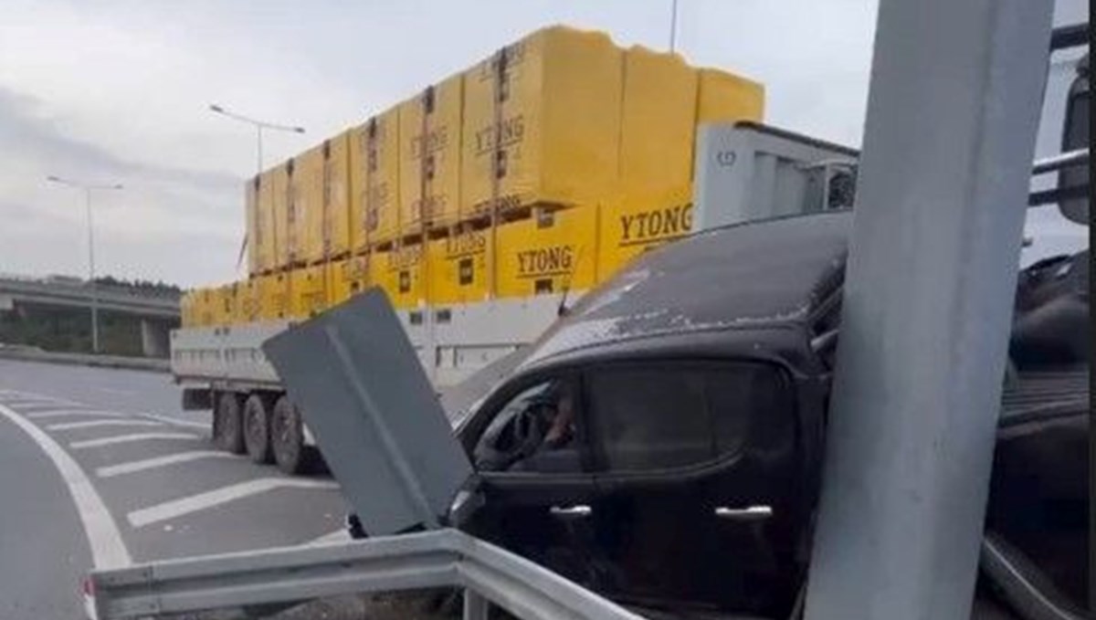 Kuzey Marmara Otoyolu'nda kaza Kuzey Marmara Otoyolu'nda kaza