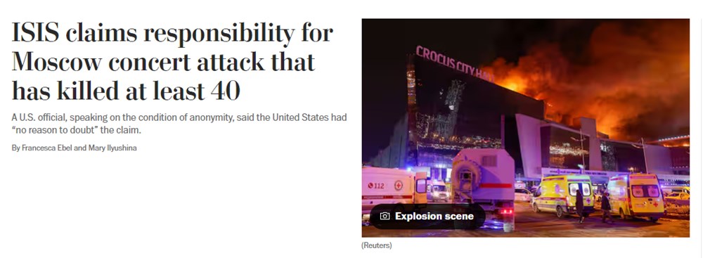 Moskova'daki terör saldırısı dünya basınında - 6