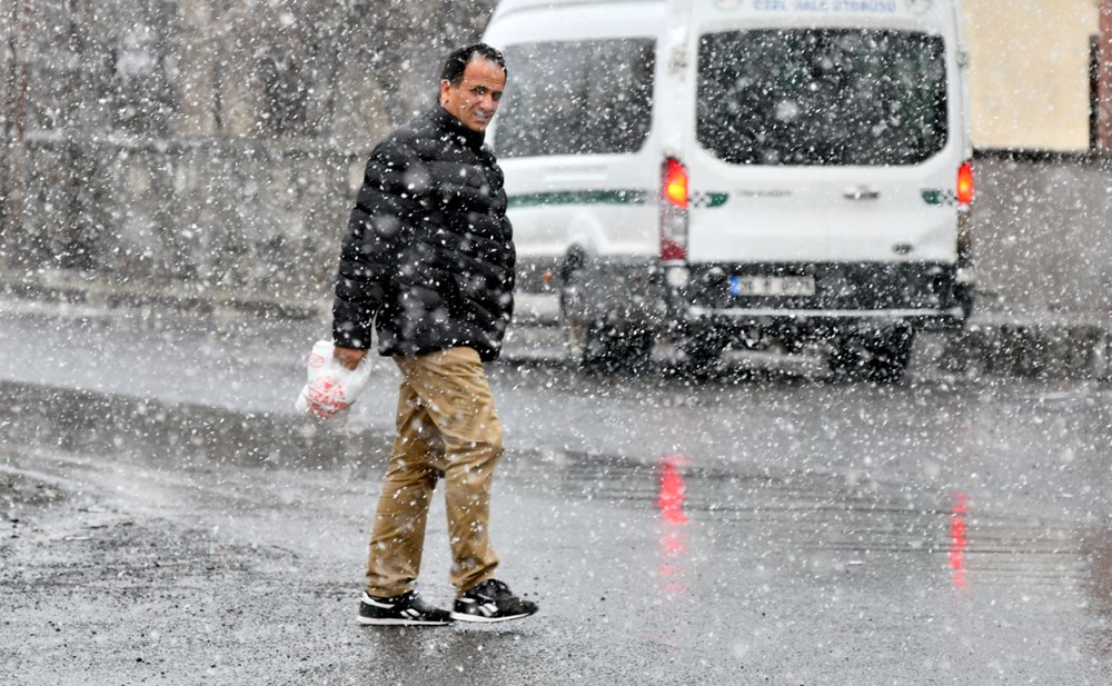 Nisan ayında Türkiye karla uyandı 77