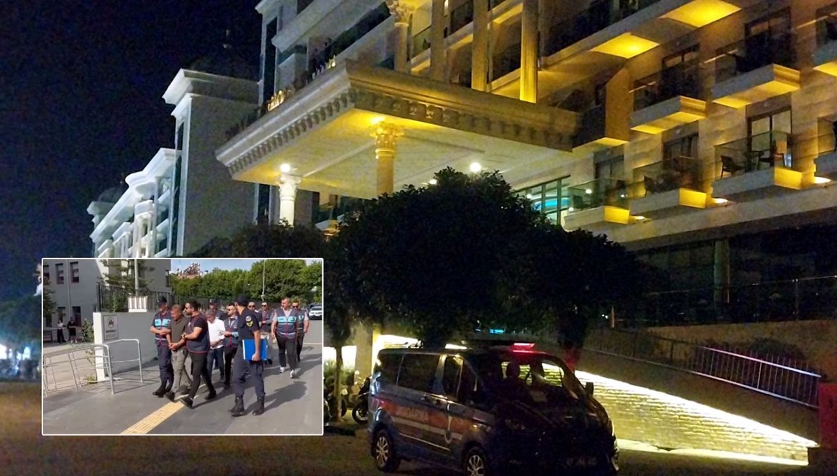 Antalya'da otele silahlı saldırıya 3 tutuklama