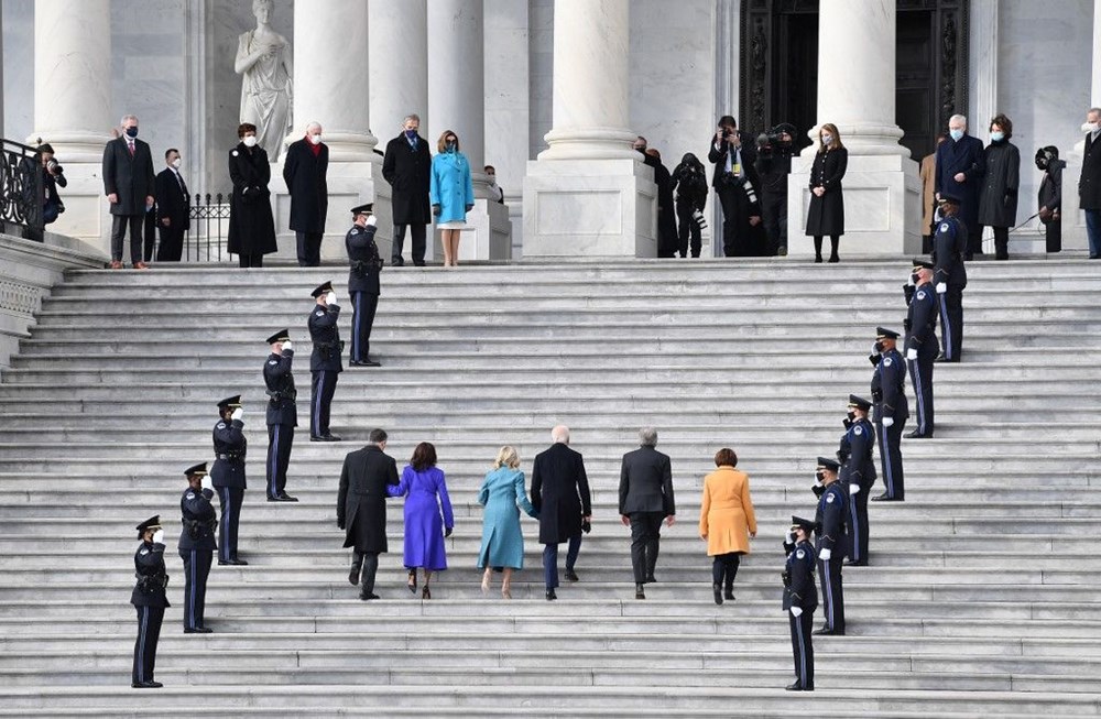 Joe Biden'ın yemin töreninden kareler (ABD'nin 46. Başkan Joe Biden göreve başladı) - 8