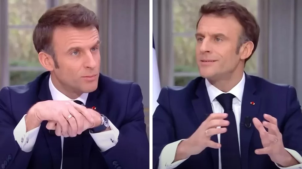 Fransa'yanar'ken Macron'dan tepki çeken hareket: Lüks saatini kurnazca sakladı - 2