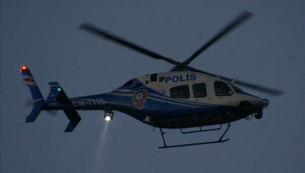 Polis helikopterine lazer tuttu: 91 bin lira ceza uygulandı