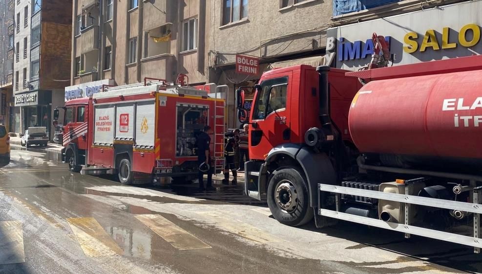Odunlukta yangın paniği