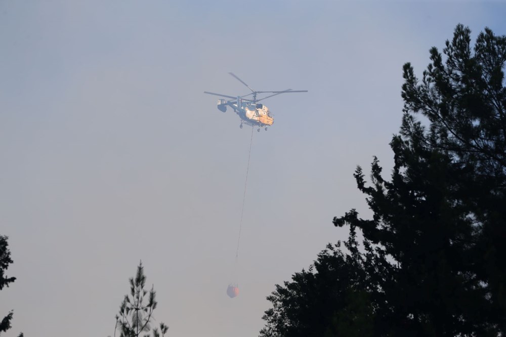 Hatay Dörtyol'da orman yangını sürüyor: Müdahale yeniden başladı - 4