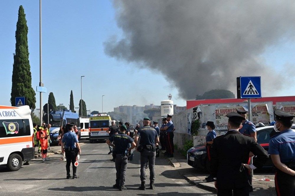 Roma'da benzin istasyonu patladı! Çok sayıda yaralı var - 4