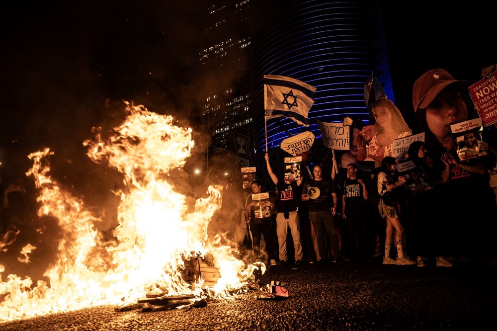 İsrailliler bu hafta da sokaklarda: Netanyahu'ya öfke büyüyor - 8