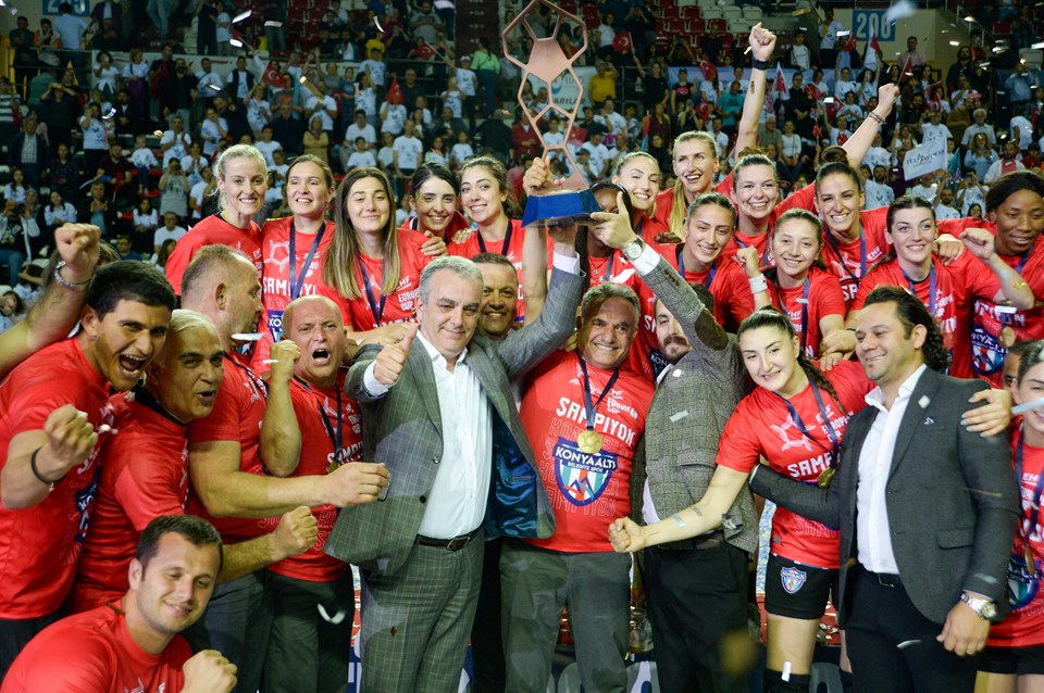 Hentbolda Konyaaltı Belediyespor Avrupa şampiyonu - 1