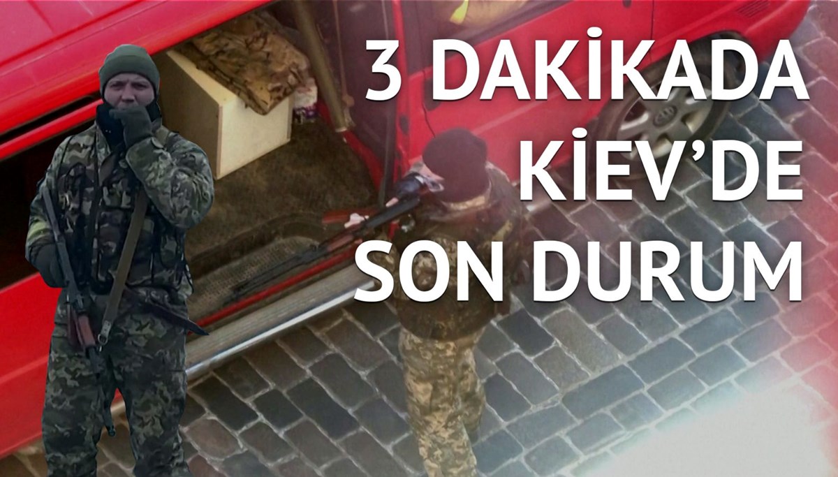 3 dakikada Kiev’de son durum
