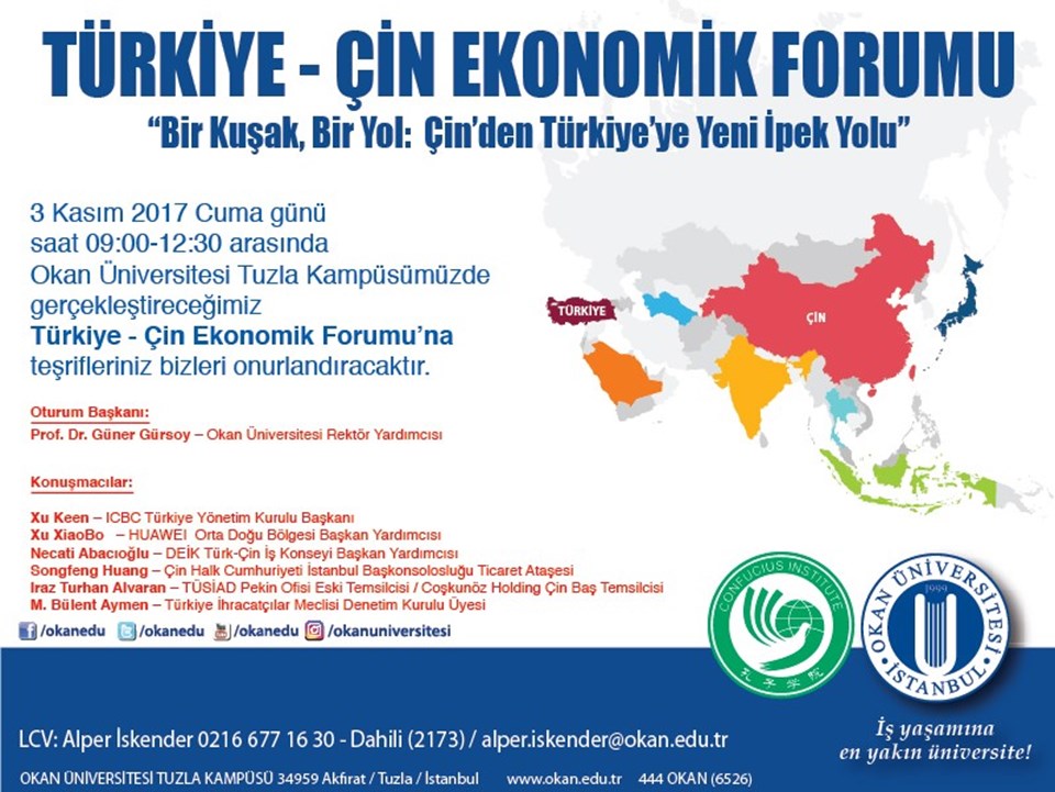 Okan Üniversitesi'nden Türk-Çin Ekonomik Forumu - 1