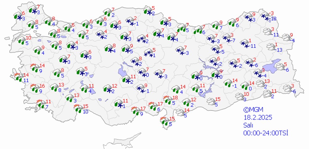 Kış daha bitmedi... İstanbul ve Ankara'da kar alarmı: Sıcaklık 12 derece azalacak - 8