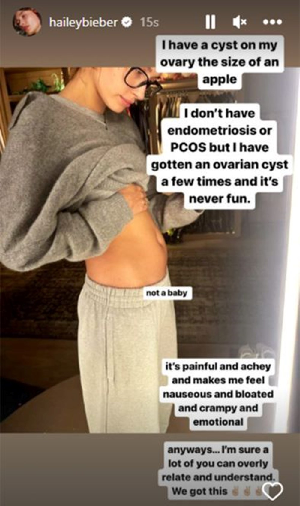 Hailey Baldwin: Karnımdaki bir bebek değil - 3