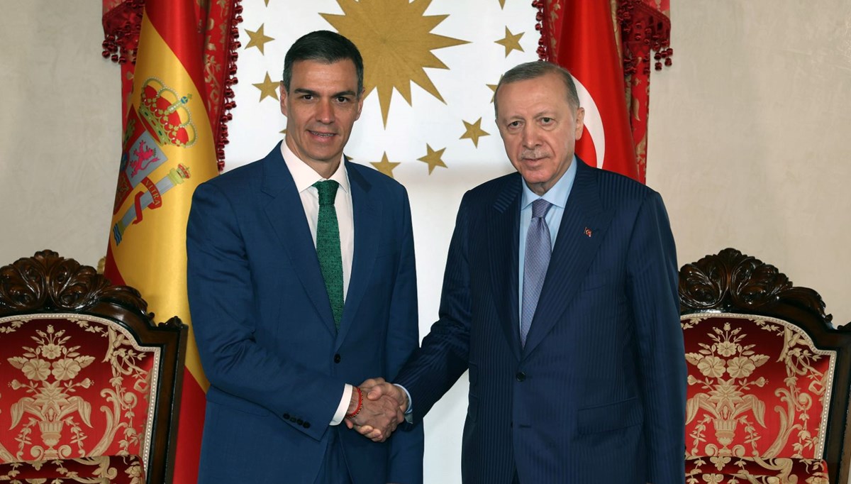 Erdoğan-Sanchez görüşmesi