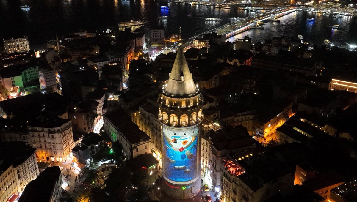 Galata Kulesi'nde 