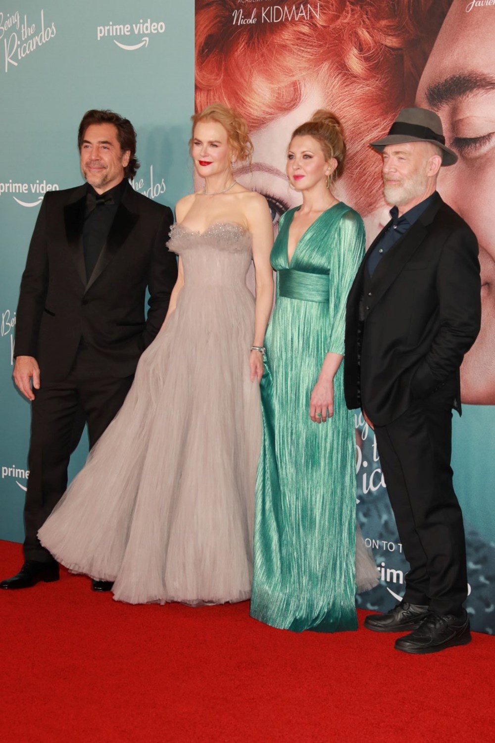 Nicole Kidman ve Javier Bardem, Being the Ricardos filminin Los Angeles galasında - 4