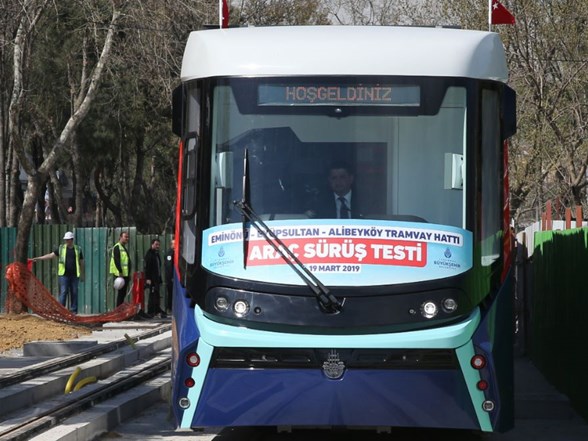 Katenersiz Tramvay Hattinin Test Surusleri Basladi Ntv