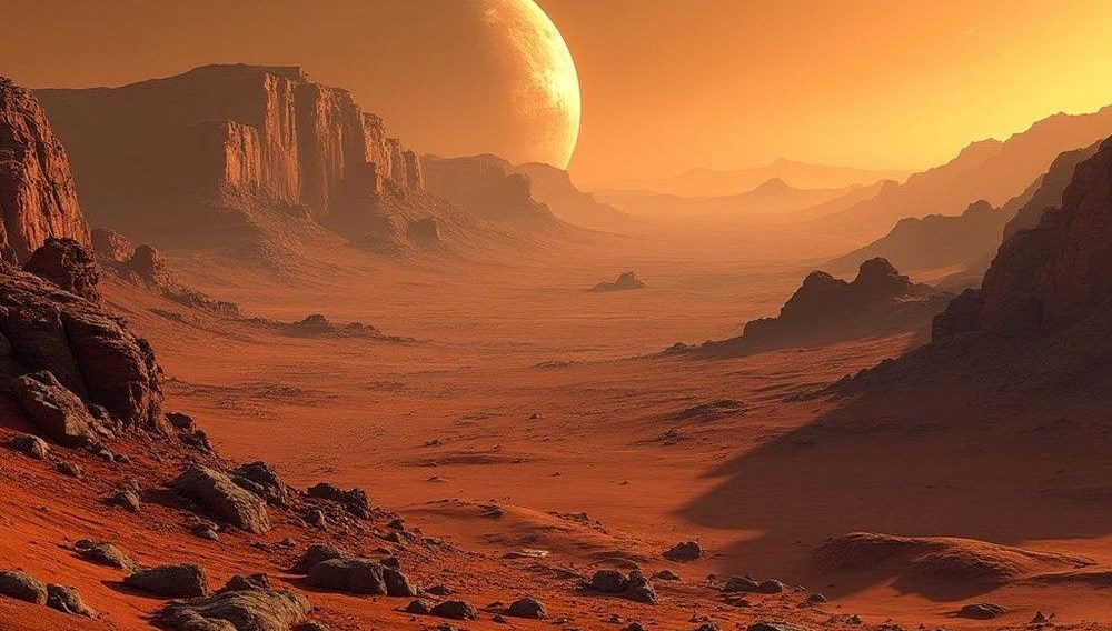 Mars'ta yaşam izleri: Su, ısı, enerji bulunan 3 bin kilometre büyüklüğünde bölge keşfedildi!