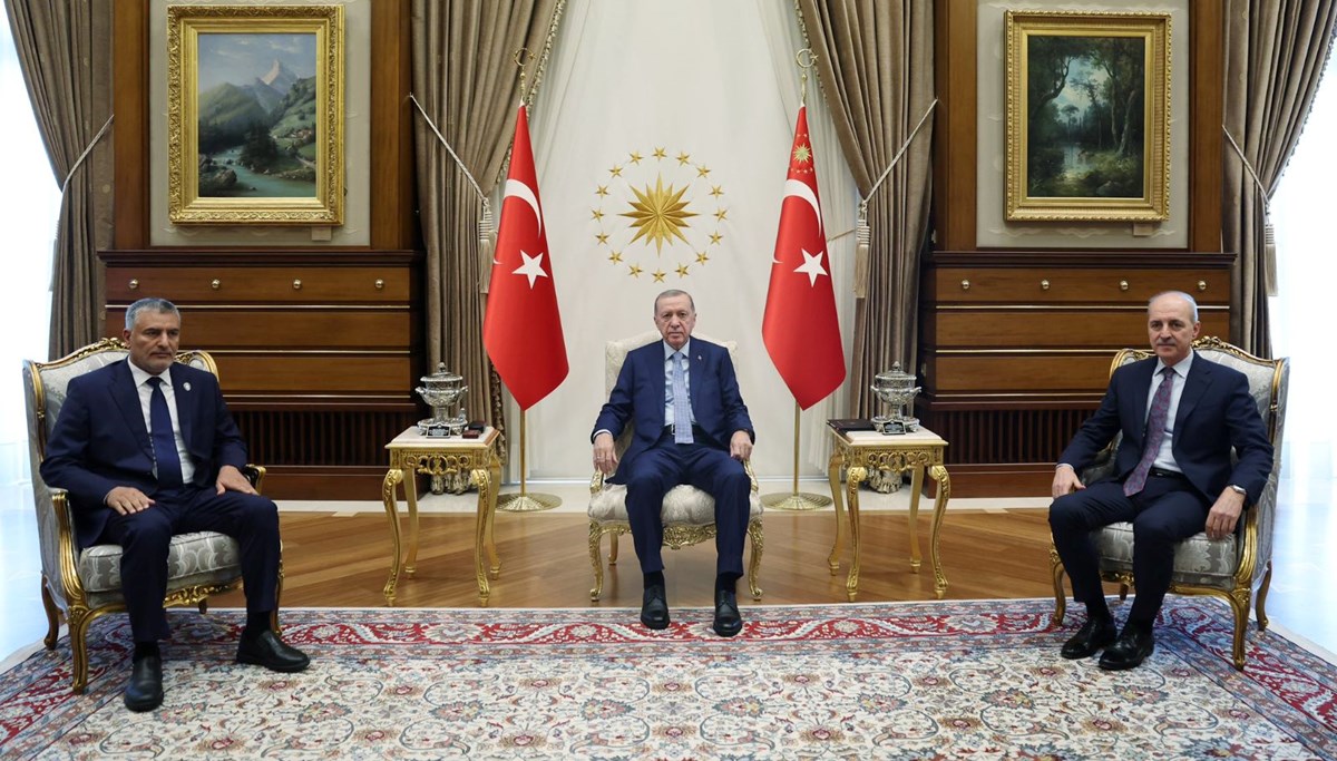 Cumhurbaşkanı Erdoğan'dan Beştepe'de kabuller Cumhurbaşkanı Erdoğan'dan Beştepe'de kabuller