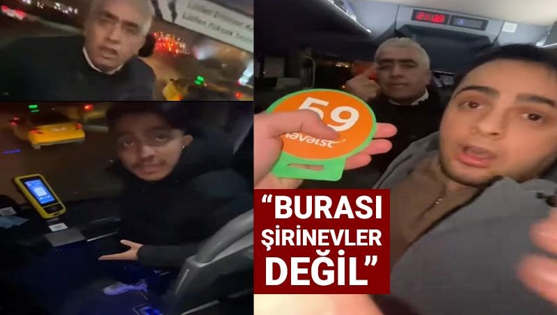 Havalimanı servisinde ortalık karıştı: 