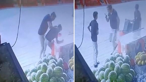15 yaşındaki market çırağına tekme tokat dayak