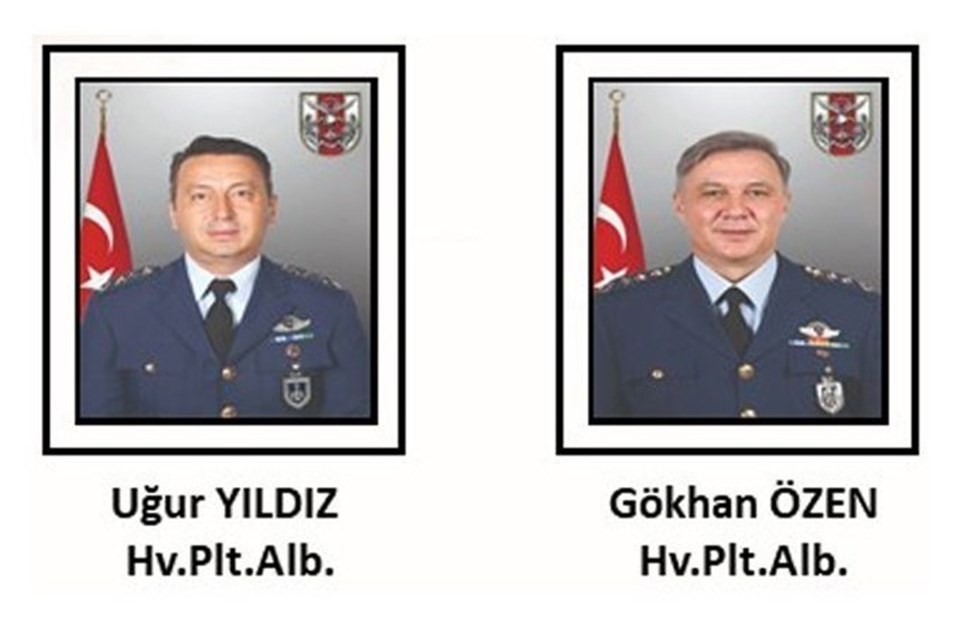 Eğitim uçağında şehit olan pilotlar için tören düzenlendi - 1