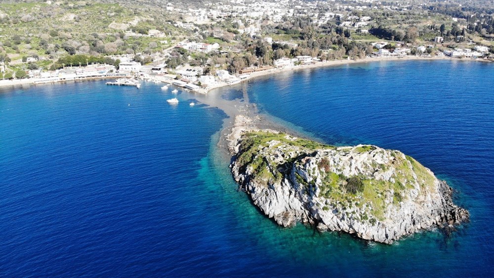 Sular çekildi Bodrum'da tarihi kral yolu ortaya çıktı - 4