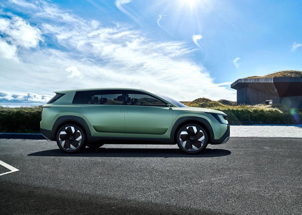 Skoda'dan yeni logo ve yeni elektrikli model: Vision 7S tanıtıldı - 4