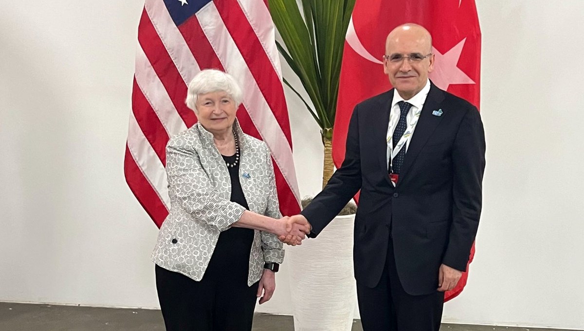 Bakan Şimşek, ABD Hazine Bakanı Yellen ile görüştü Bakan Şimşek, ABD Hazine Bakanı Yellen ile görüştü