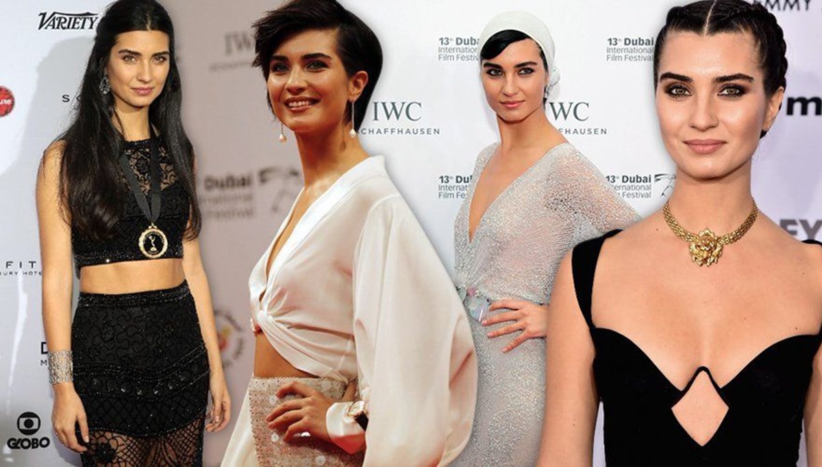 39. yaşına özel Tuba Büyüküstün'ün en güzel kırmızı halı stilleri