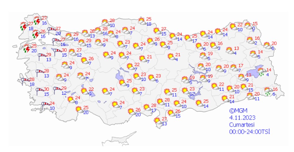 Meteoroloji'den 12 il için sarı kodlu uyarı (Bugün hava nasıl olacak?) - 10