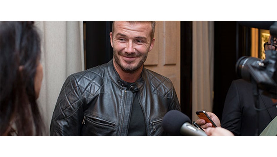 Beckham kaza geçirdi