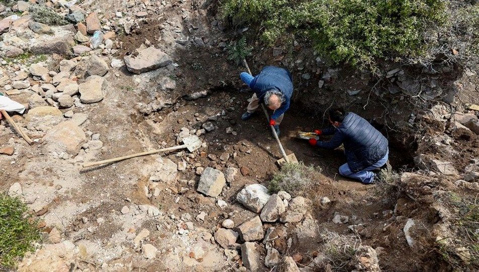 Kaçak kazıya suç üstü: 2 kişi yakalandı