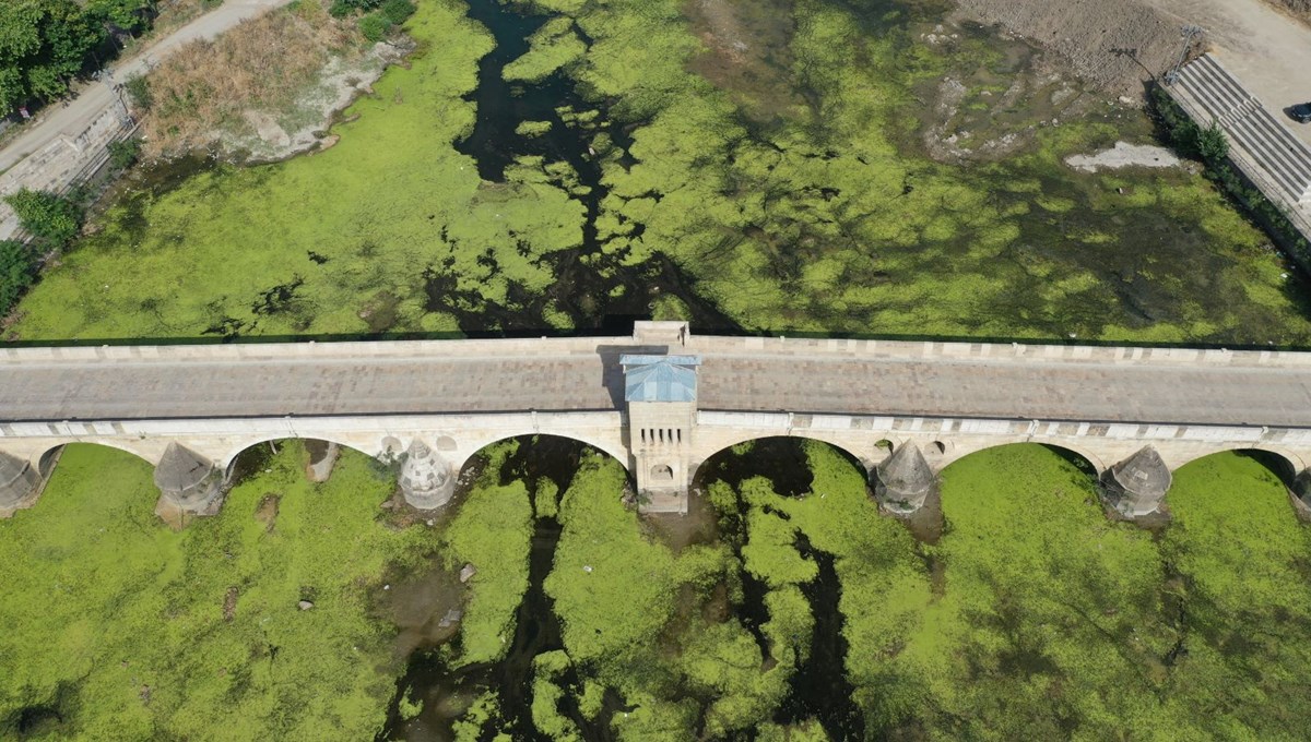 Tunca Nehri alarm verdi: Su akışı durdu