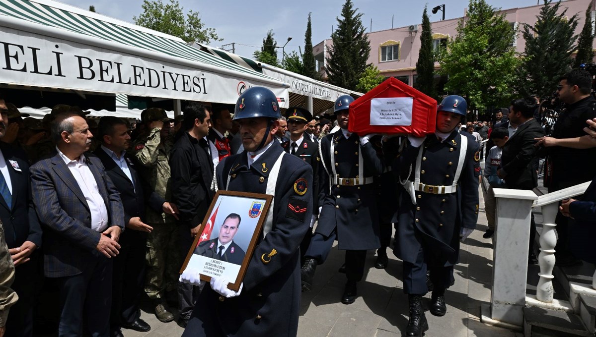 Şehit astsubay son yolculuğuna uğurlandı