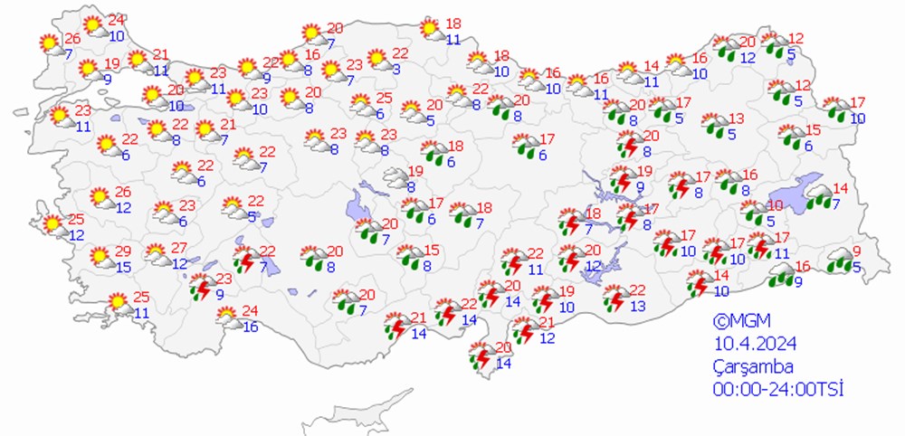 Bayramda hava nasıl olacak? Bölge bölge hava tahmini - 5