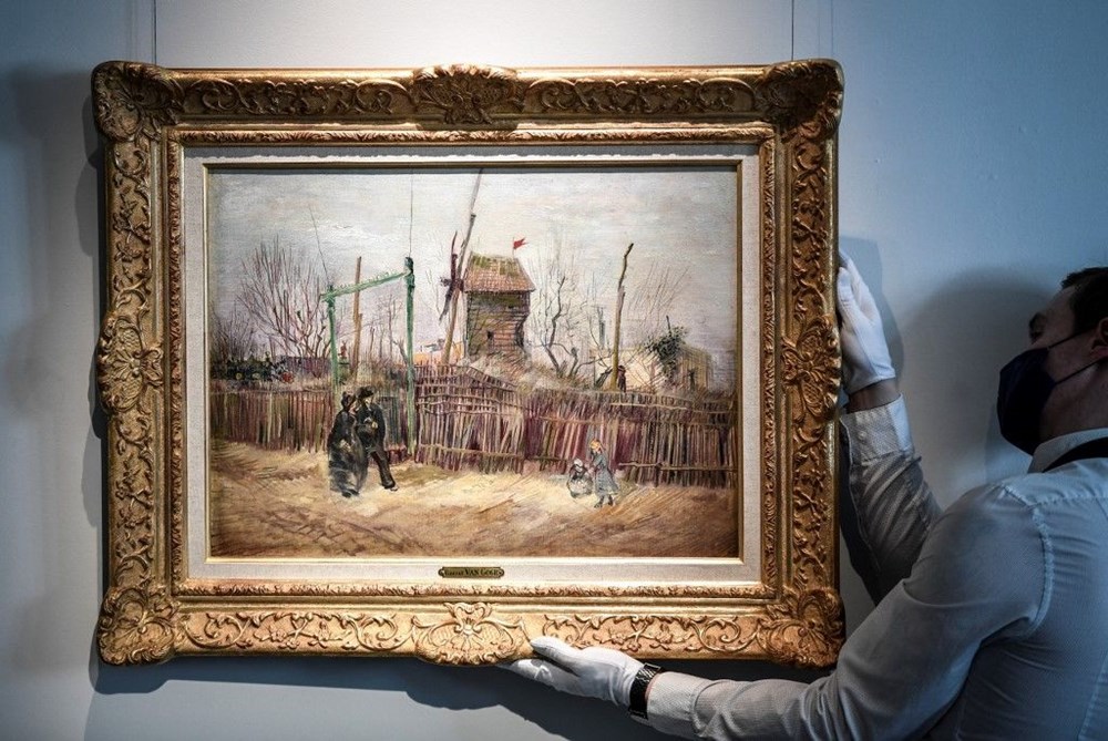 Van Gogh’un Montmartre eseri ilk defa görüntülendi: 6,9 milyon sterline alıcı bulacak - 2