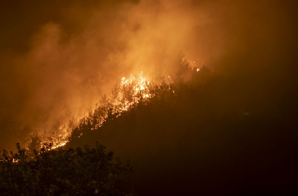 Marmaris'te orman yangını: Alevlerle mücadelede 2. gün - 65